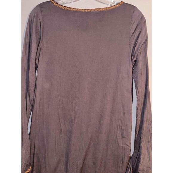 Wrangler Womens Embroidered Long Sleeve Dress With Dreamcatcher Design - Picture 8 of 9